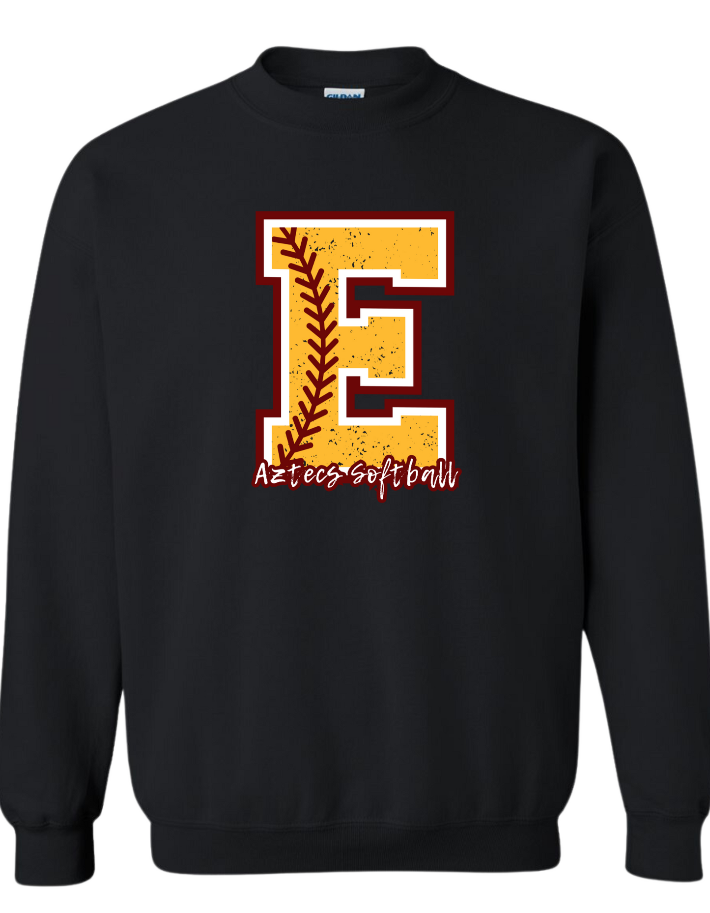 AZTECS SOFTBALL-CREWNECK SWEATSHIRT