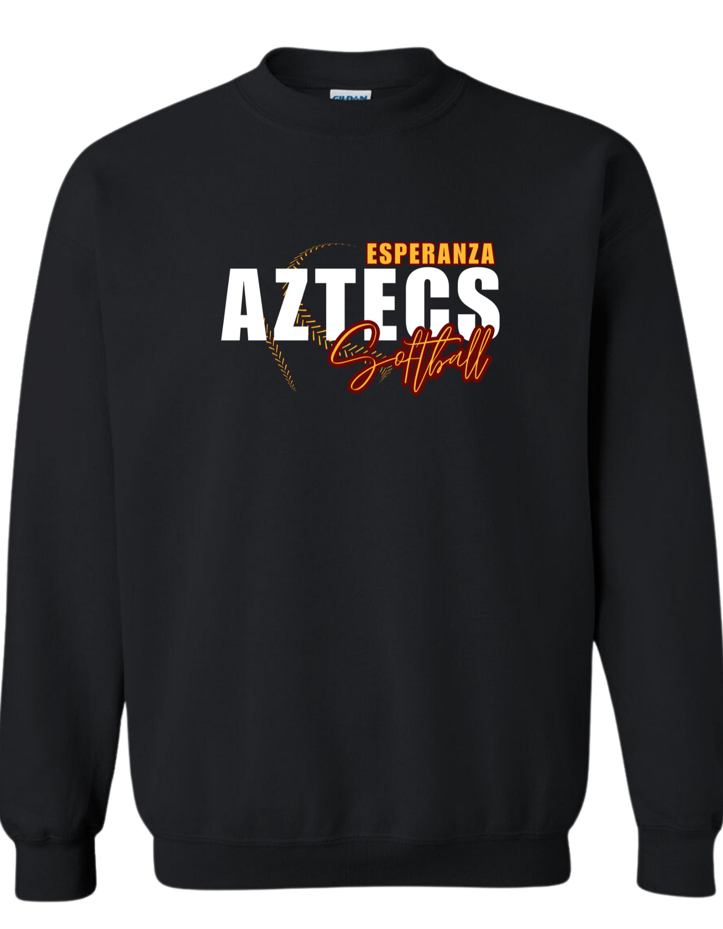 AZTECS SOFTBALL-CREWNECK SWEATSHIRT
