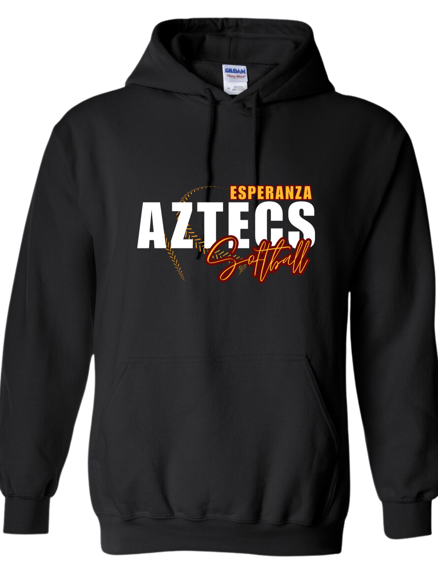 AZTECS SOFTBALL-HOODED SWEATSHIRT