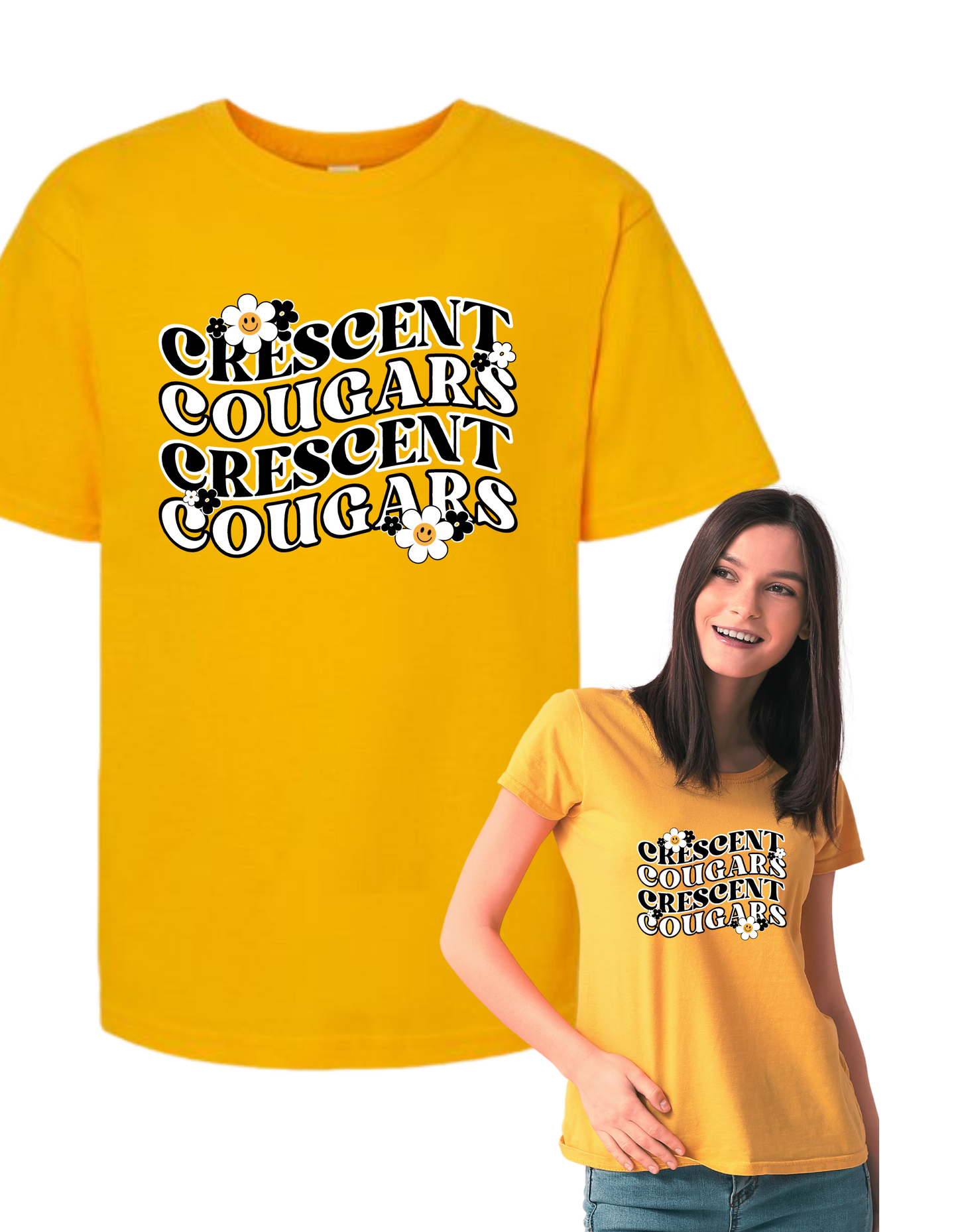 COUGARS DAISY GOLD SHIRT