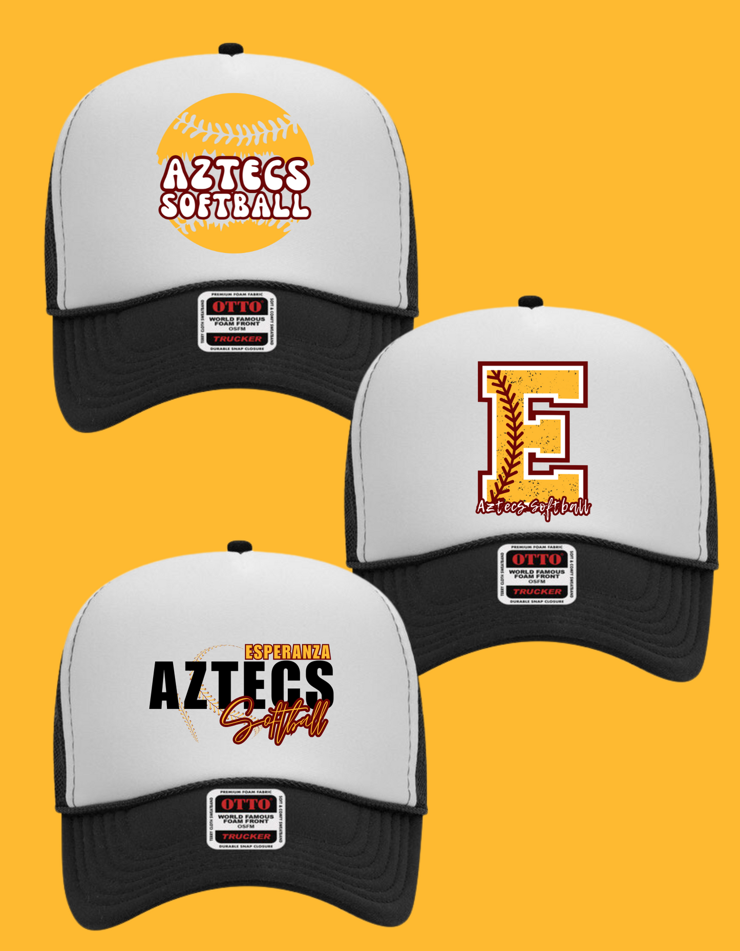 AZTECS SOFTBALL-HATS