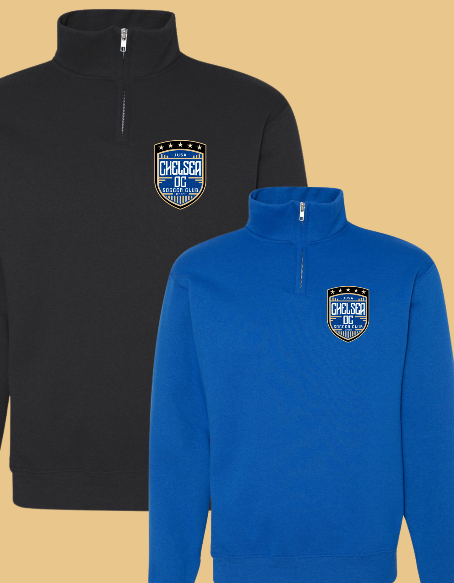 CHELSEA-QUARTER ZIP SWEATSHIRT