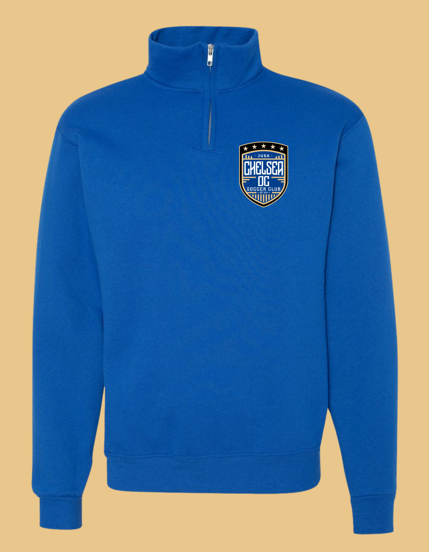 CHELSEA-QUARTER ZIP SWEATSHIRT