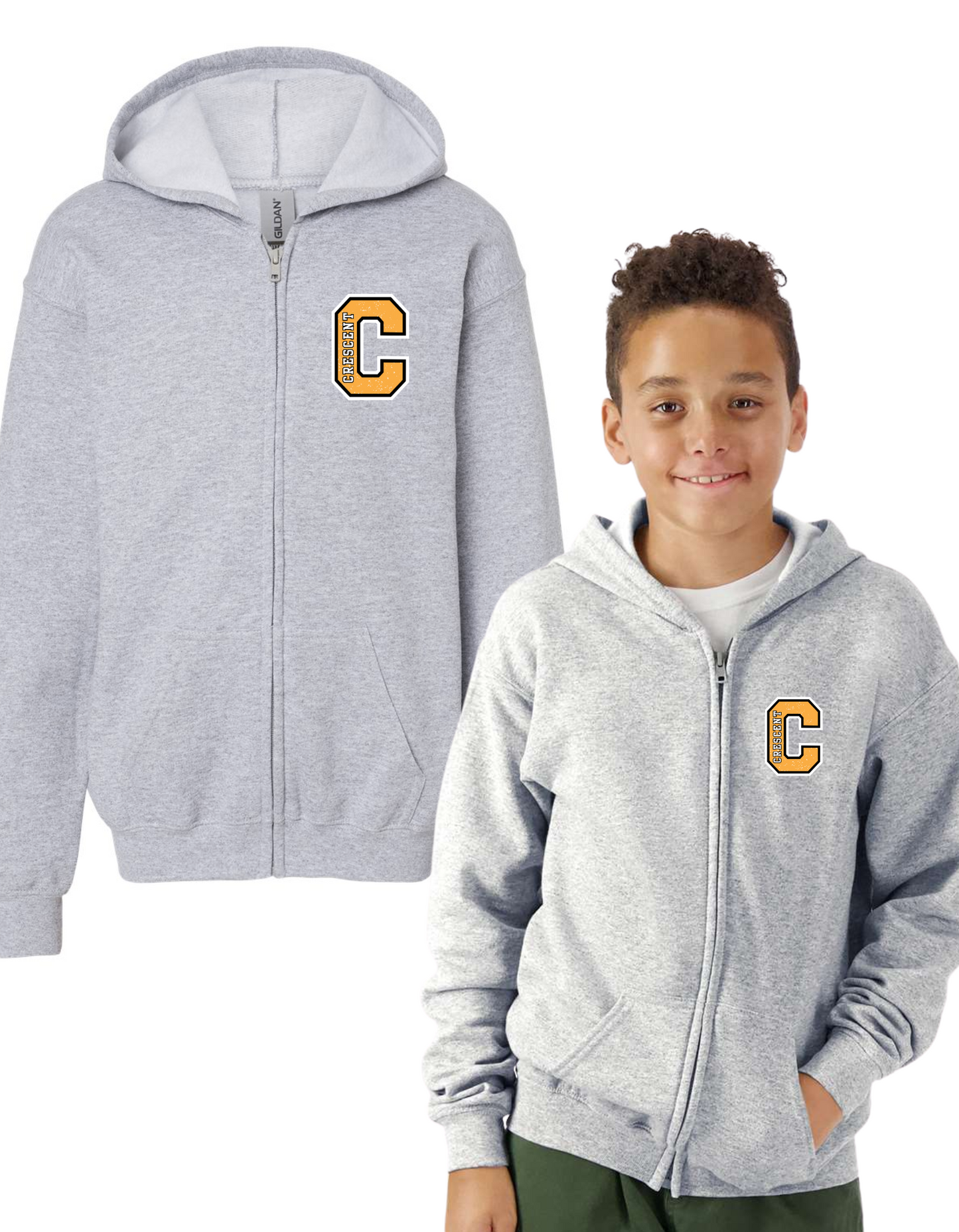 COUGARS FULL ZIP HOODIE