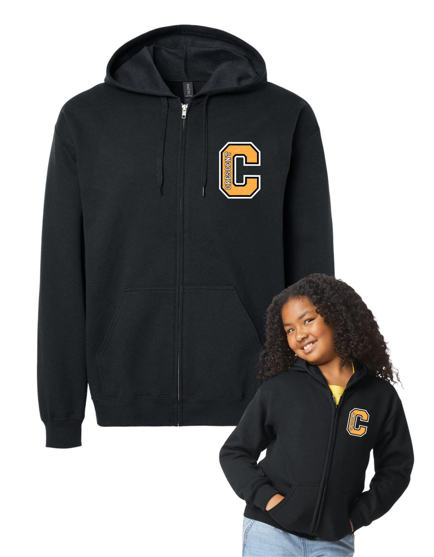 COUGARS FULL ZIP HOODIE