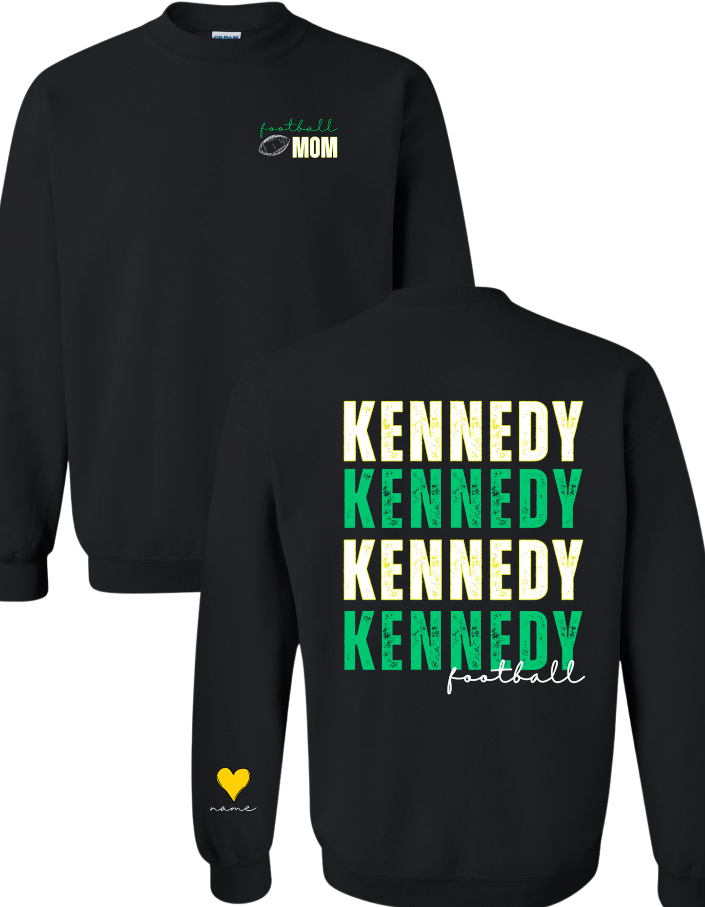 KENNEDY FOOTBALL-CREWNECK SWEATSHIRT