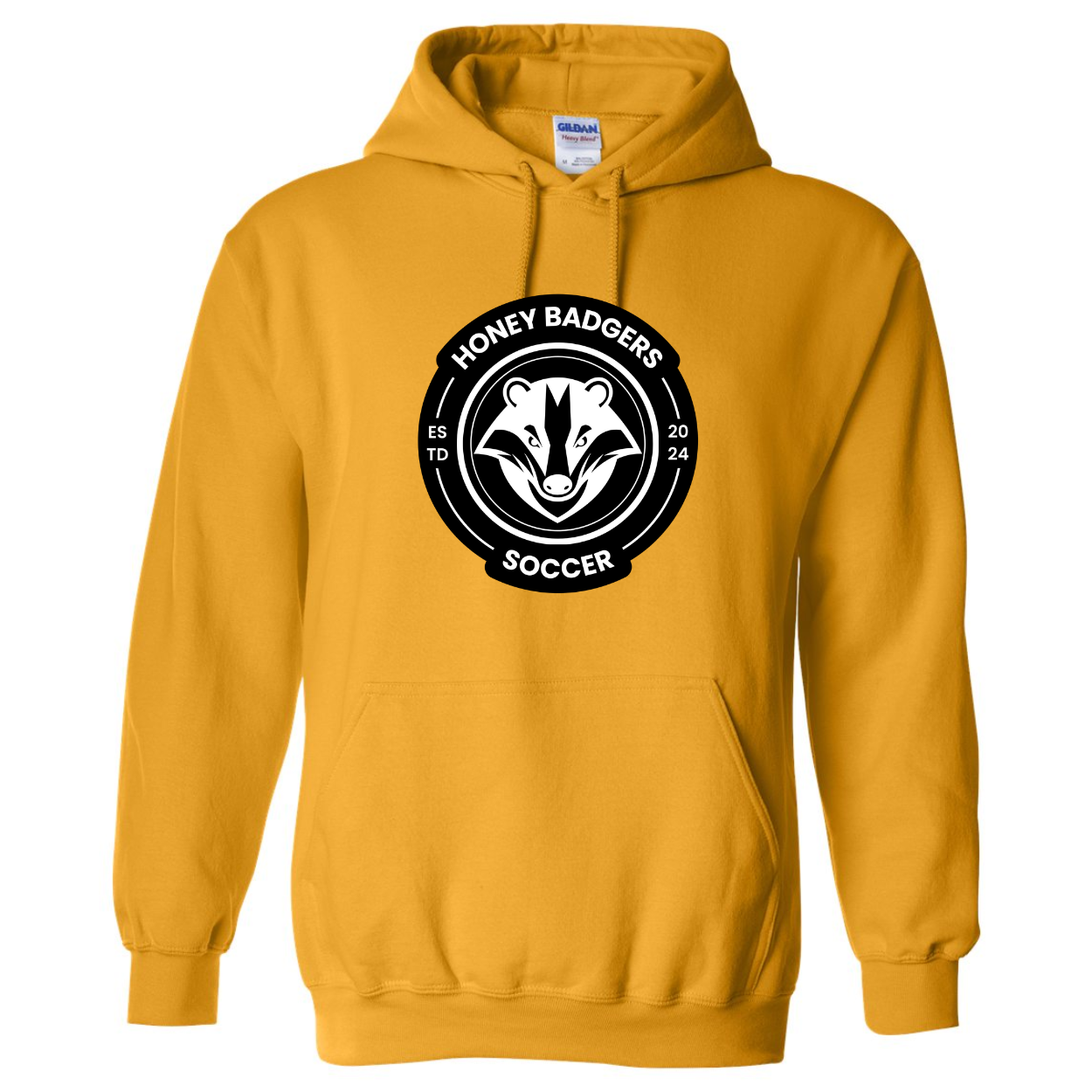 HONEY BADGERS SOCCER-HOODED SWEATSHIRT