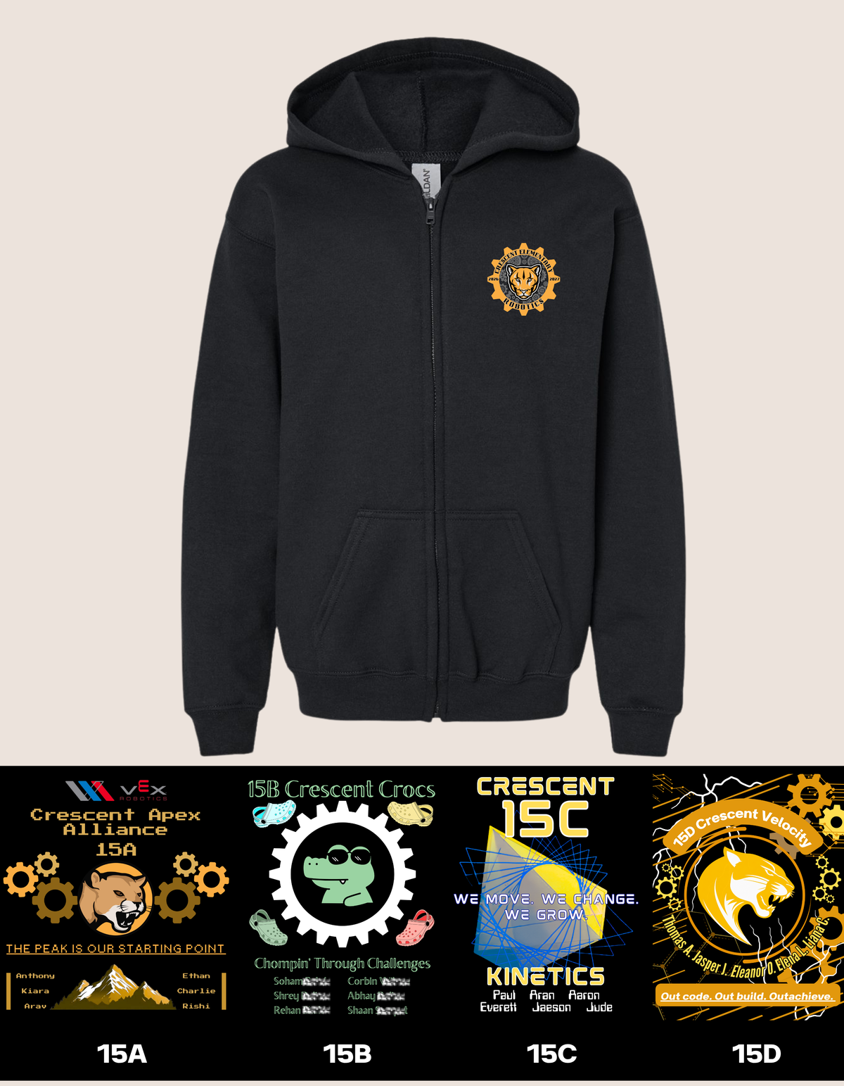 CRESCENT ROBOTICS-FULL ZIP