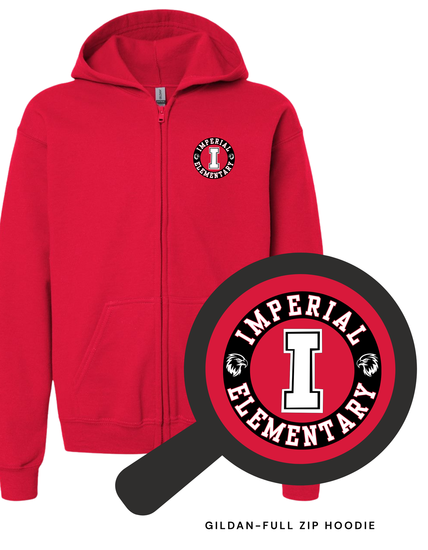 IMPERIAL-FULL ZIP HOODIE