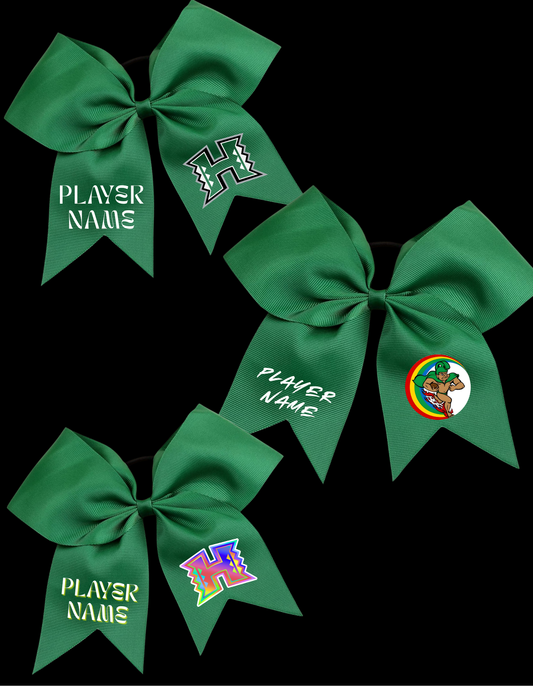 WARRIORS CHEER BOWS
