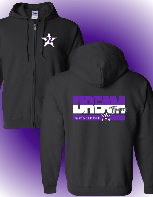 DREAM TEAM-ZIP UP SWEATSHIRT