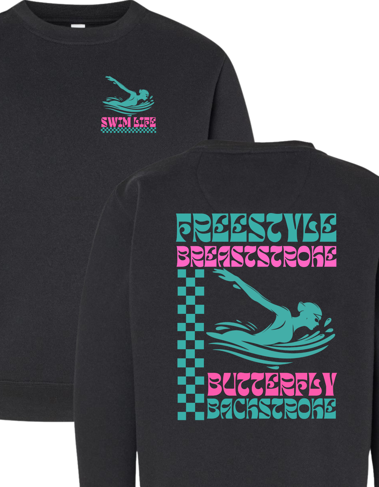 Free, Back, Breast, Fly