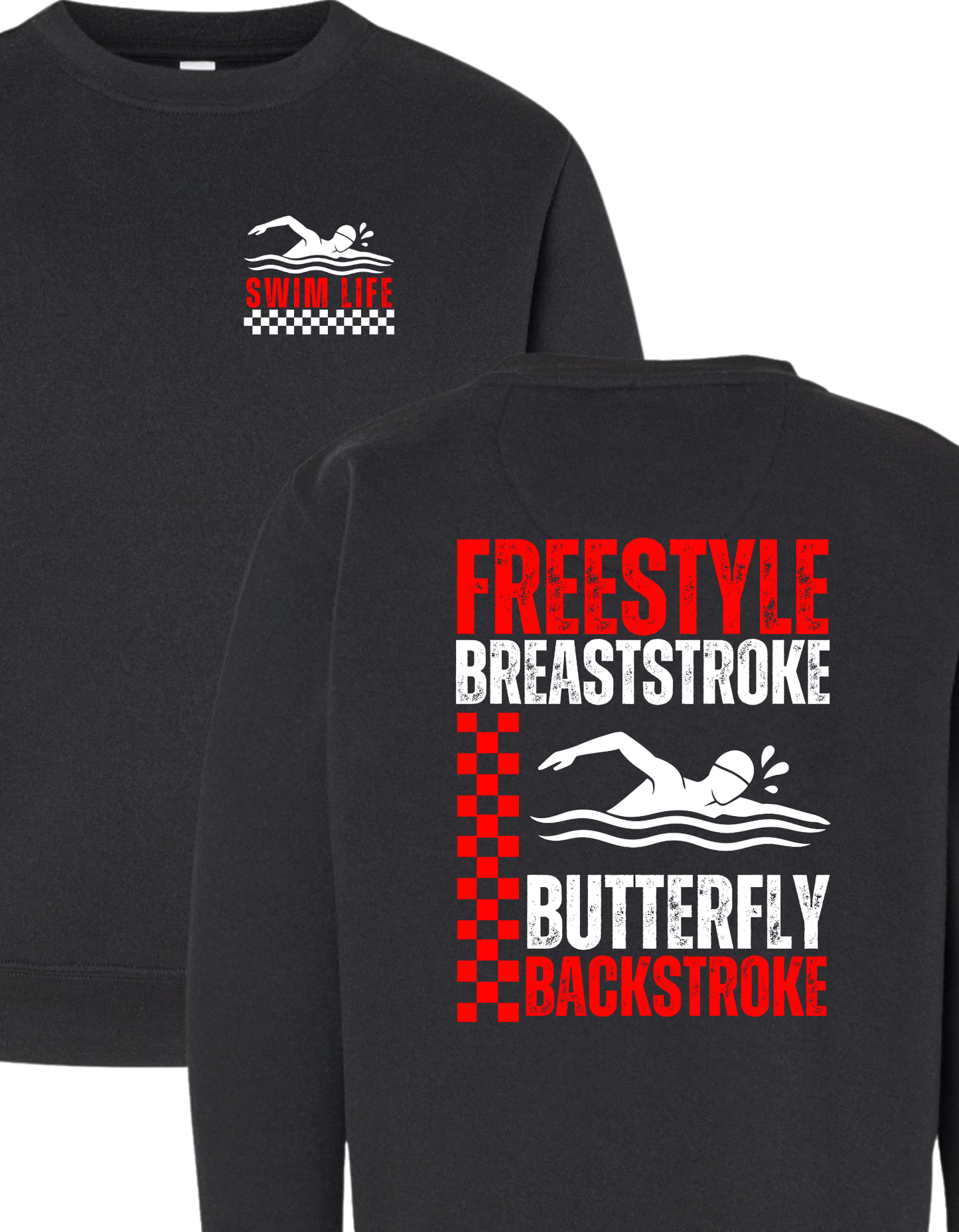 Free, Back, Breast, Fly