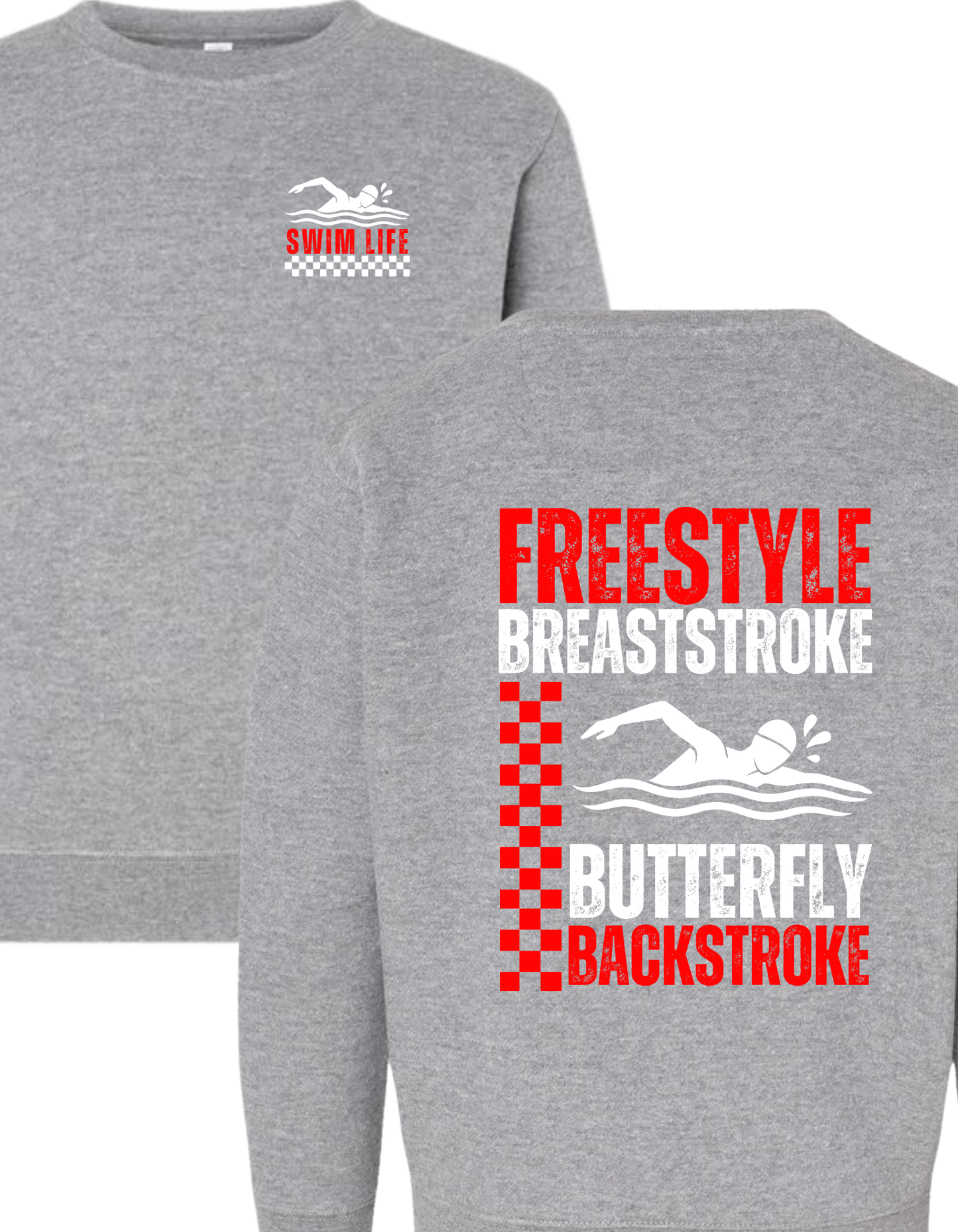 Free, Back, Breast, Fly