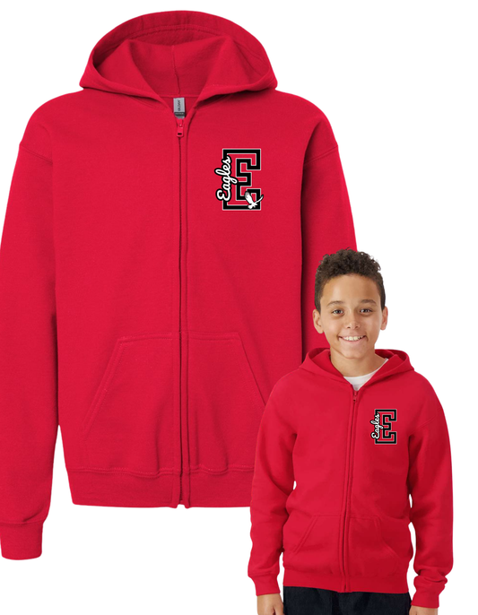 EAGLES FULL ZIP HOODIE
