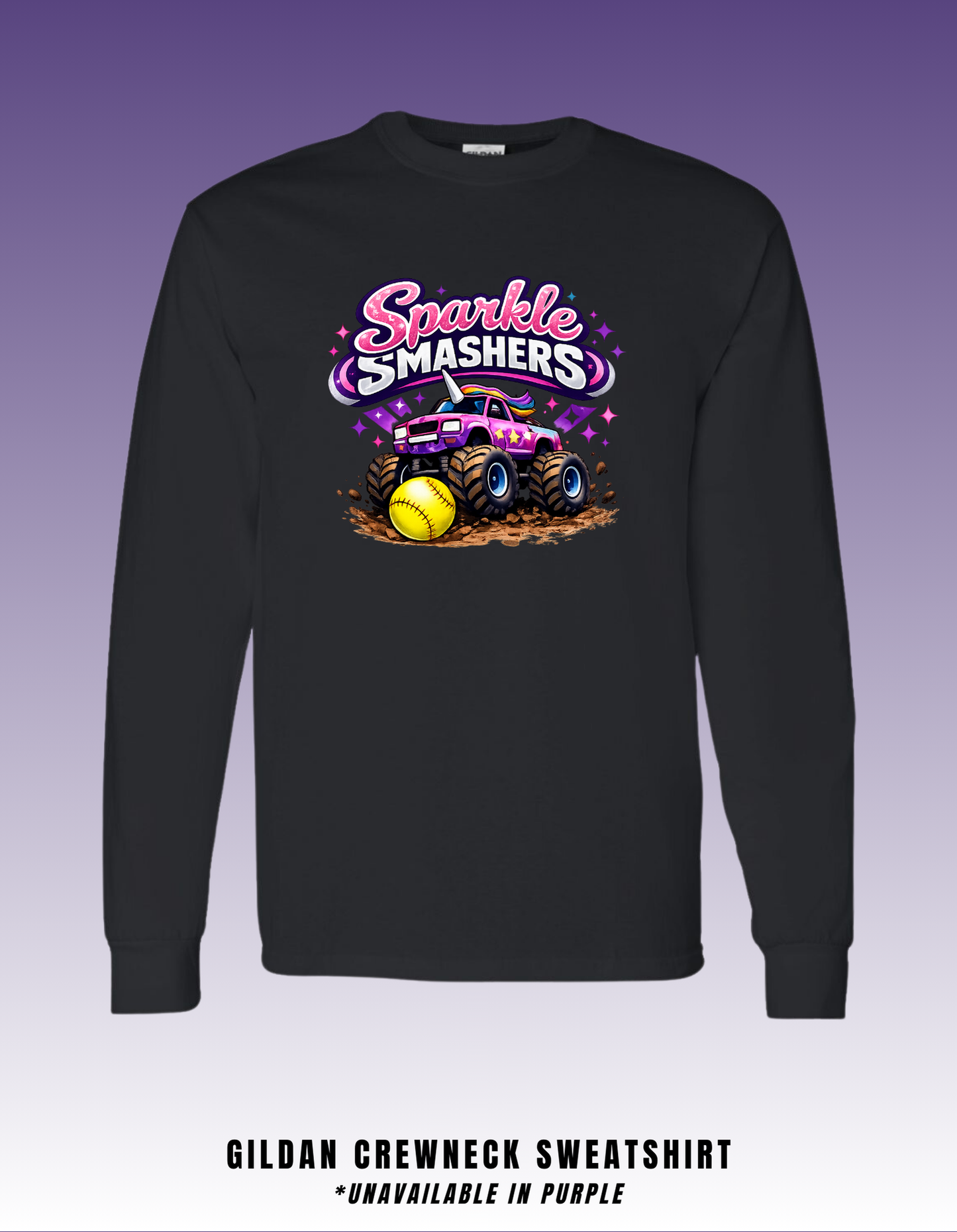SPARKLE SMASHERS-CREWNECK SWEATSHIRT