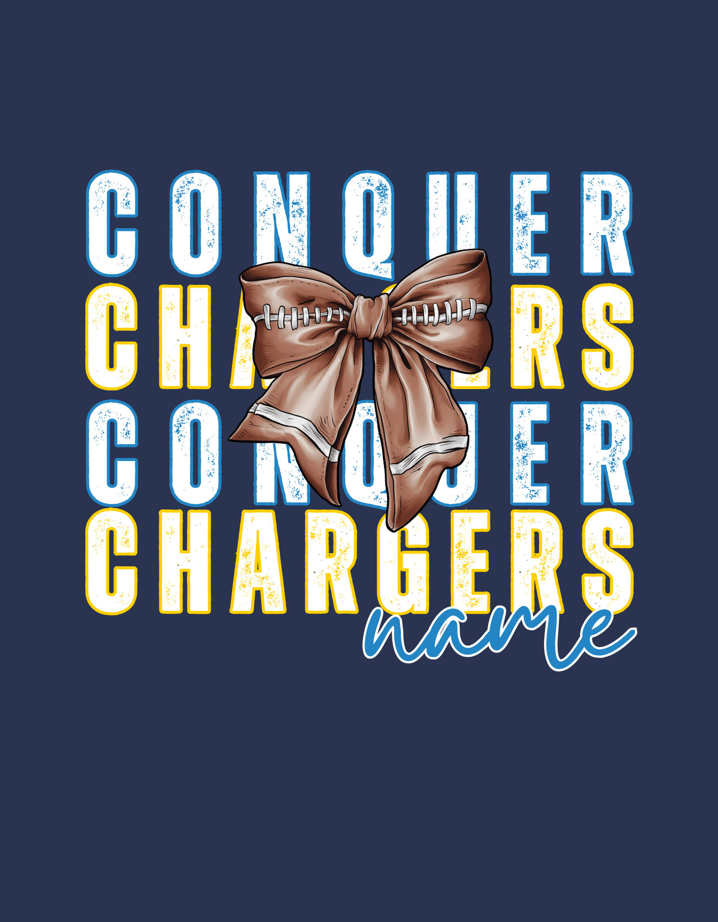 CONQUER CHARGERS-BOW