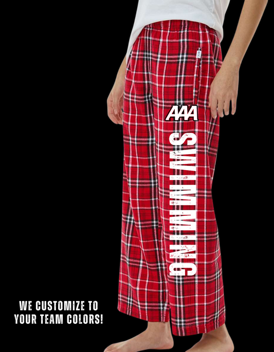 FLANNEL PANTS-SWIM TEAM
