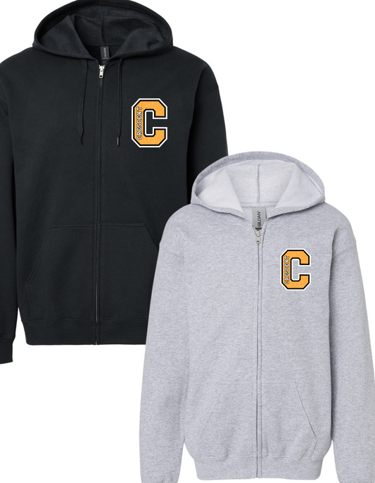 COUGARS FULL ZIP HOODIE