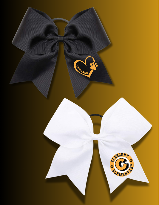 COUGARS CHEER BOWS
