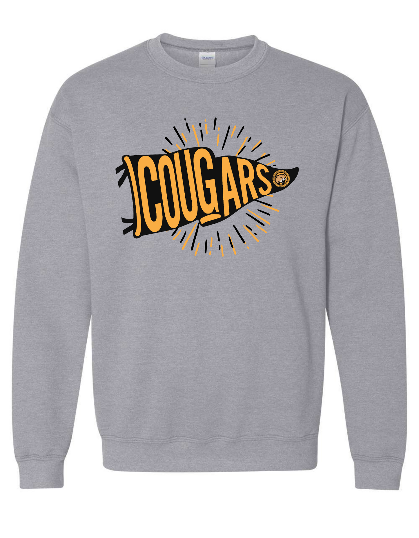 COUGARS PENNANT FLAG