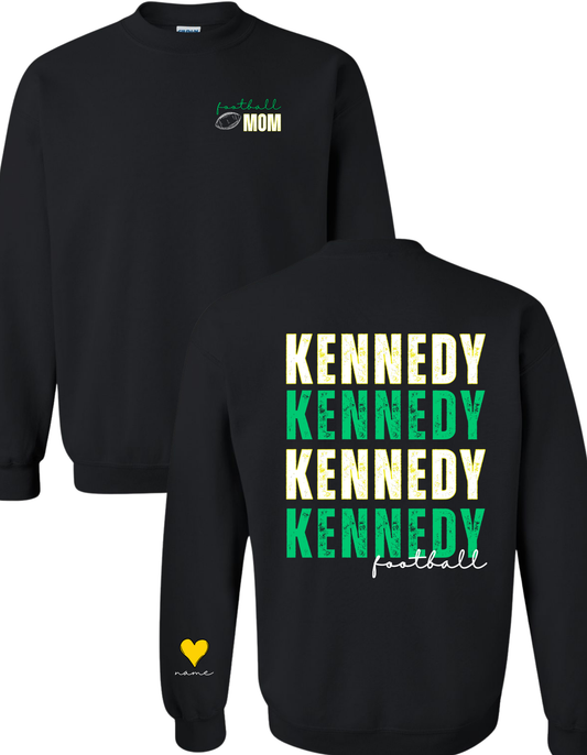 KENNEDY FOOTBALL-CREWNECK SWEATSHIRT